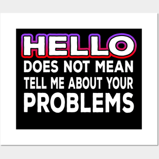 Hello Problems Posters and Art